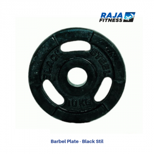 Barbel Plate Black Steel